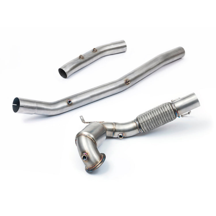 Cobra Sport Cupra Leon 2.0 TSI 300 (20>) Front Downpipe Sports Cat / De-Cat Performance Exhaust - Wayside Performance 