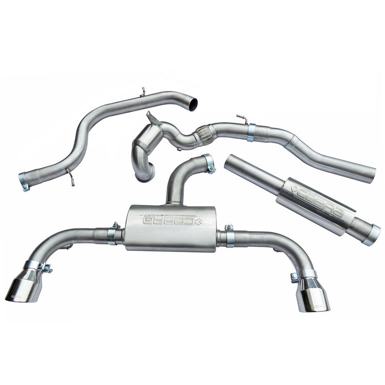 Cobra Sport VW Golf GTI (Mk7.5) 2.0 TSI (5G) (17-20) Turbo Back Performance Exhaust - Wayside Performance 