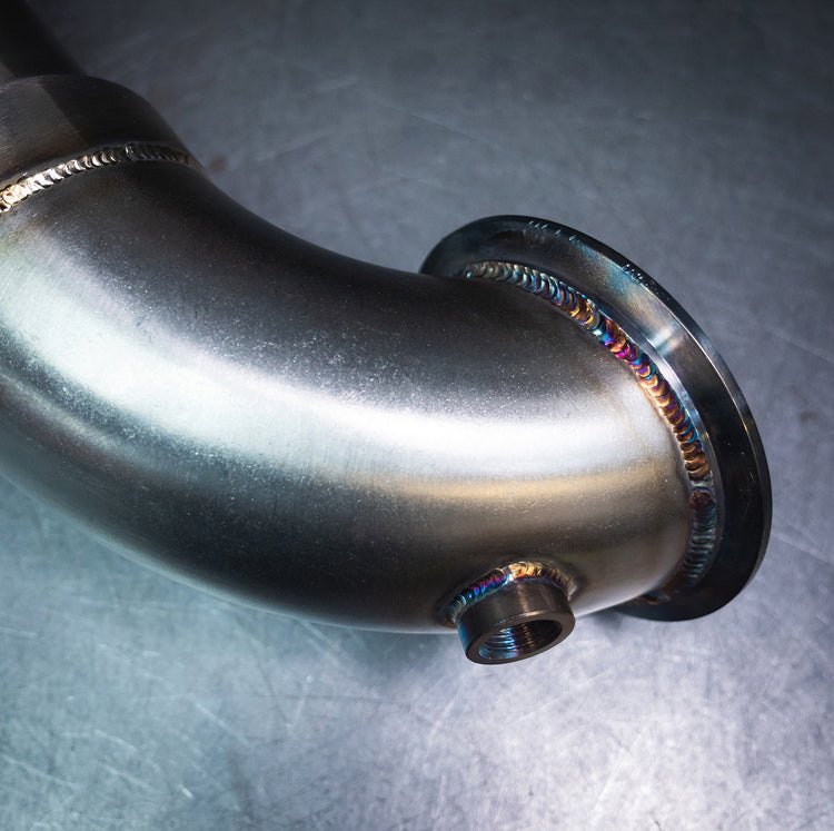 Cobra Sport VW Golf R (Mk8) 2.0 TSI (21>) Front Downpipe Sports Cat / De-Cat Performance Exhaust - Wayside Performance 