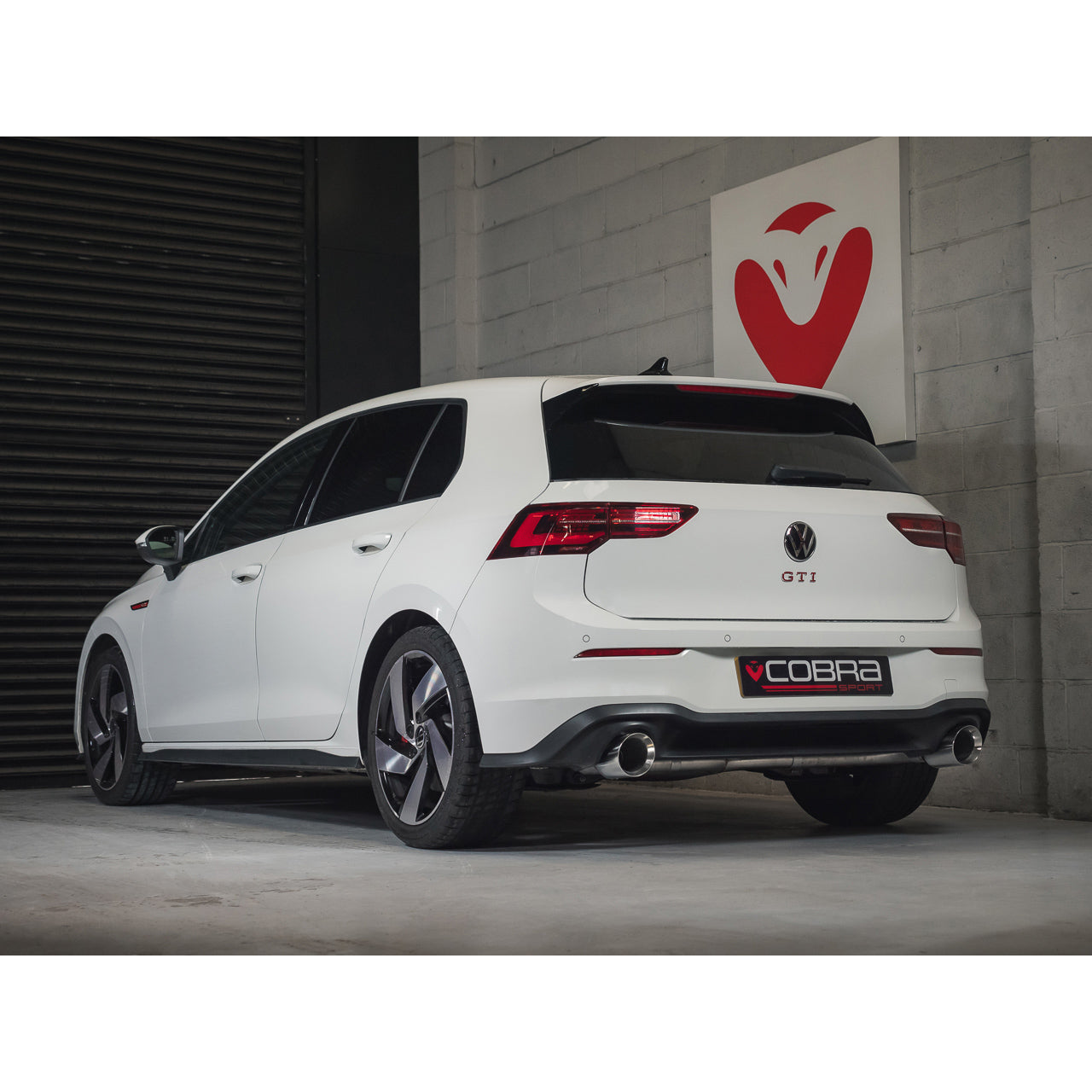 Cobra Sport VW Golf GTI (Mk8) 2.0 TSI (20>) Box Delete Race GPF Back Performance Exhaust - Wayside Performance 