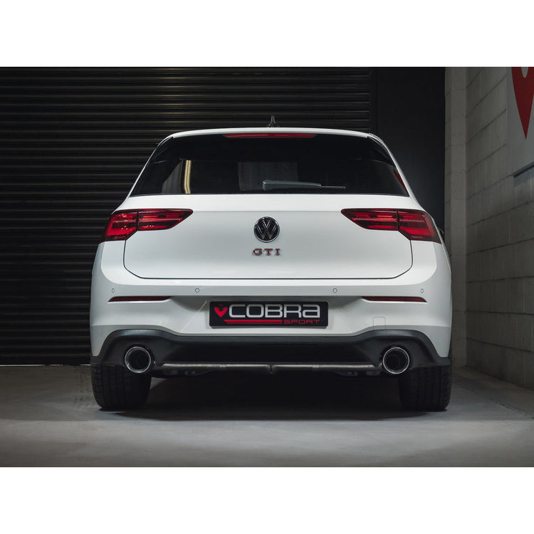 Cobra Sport VW Golf GTI (Mk8) 2.0 TSI (20>) Box Delete Race GPF Back Performance Exhaust - Wayside Performance 