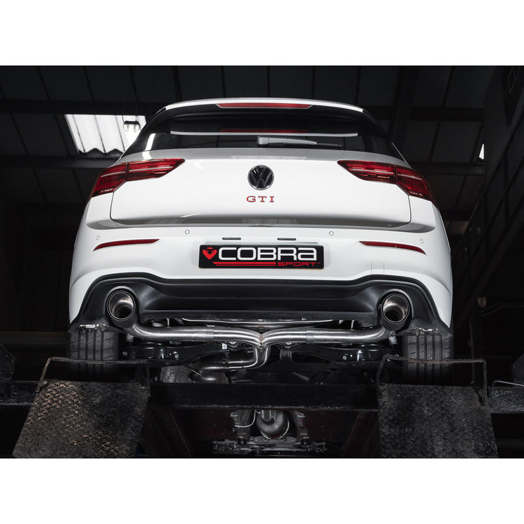 Cobra Sport VW Golf GTI (Mk8) 2.0 TSI (20>) Box Delete Race GPF Back Performance Exhaust - Wayside Performance 
