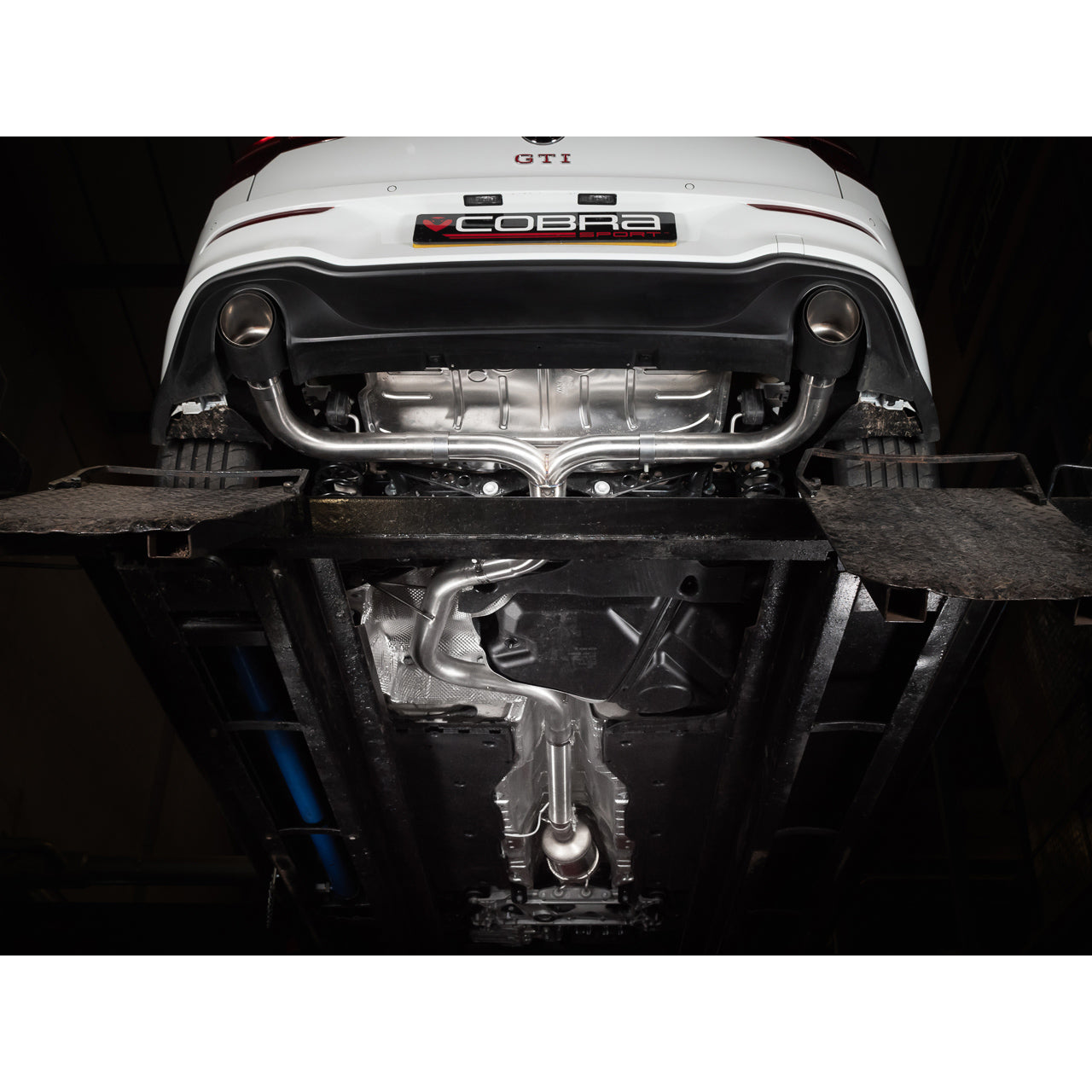 Cobra Sport VW Golf GTI (Mk8) 2.0 TSI (20>) Box Delete Race GPF Back Performance Exhaust - Wayside Performance 