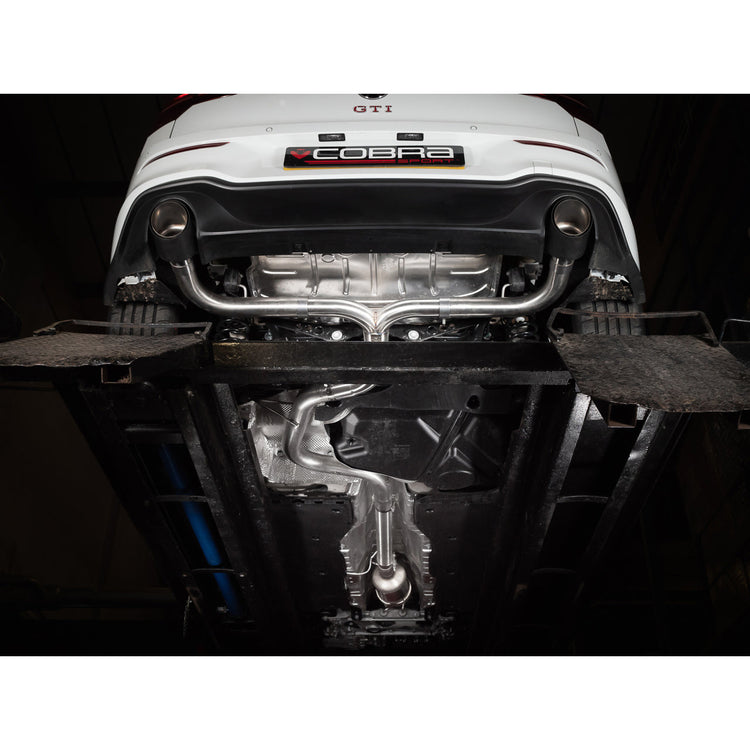 Cobra Sport VW Golf GTI (Mk8) 2.0 TSI (20>) Box Delete Race GPF Back Performance Exhaust - Wayside Performance 