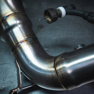 Cobra Sport VW Golf R (Mk8) 2.0 TSI (21>) Front Downpipe Sports Cat / De-Cat Performance Exhaust - Wayside Performance 