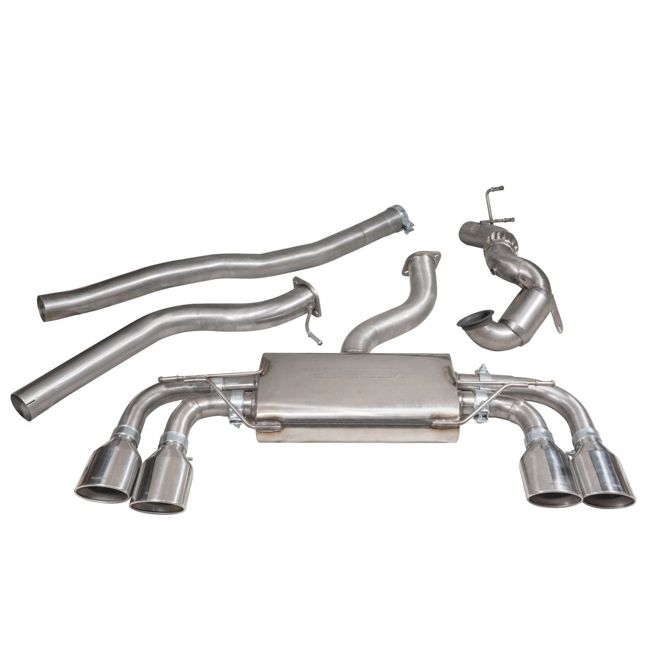 Cobra Sport VW Golf R (Mk7) 2.0 TSI (5G) (12-18) Turbo Back Performance Exhaust - Wayside Performance 