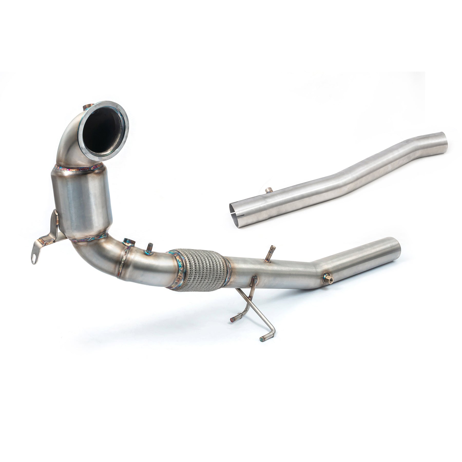 Cobra Sport VW Golf R (Mk8) 2.0 TSI (21>) Front Downpipe Sports Cat / De-Cat Performance Exhaust - Wayside Performance 