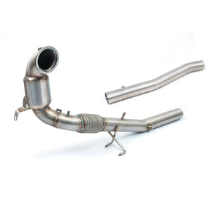 Cobra Sport VW Golf R (Mk8) 2.0 TSI (21>) Front Downpipe Sports Cat / De-Cat Performance Exhaust - Wayside Performance 