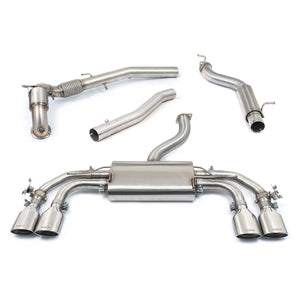 Cobra Sport VW Golf R (Mk8) 2.0 TSI (21>) Valved Turbo Back Performance Exhaust - Wayside Performance 