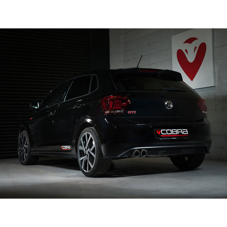 VW Polo GTI (AW) Mk6 2.0 TSI (19>) Venom Turbo Back Performance Exhaust - Wayside Performance 