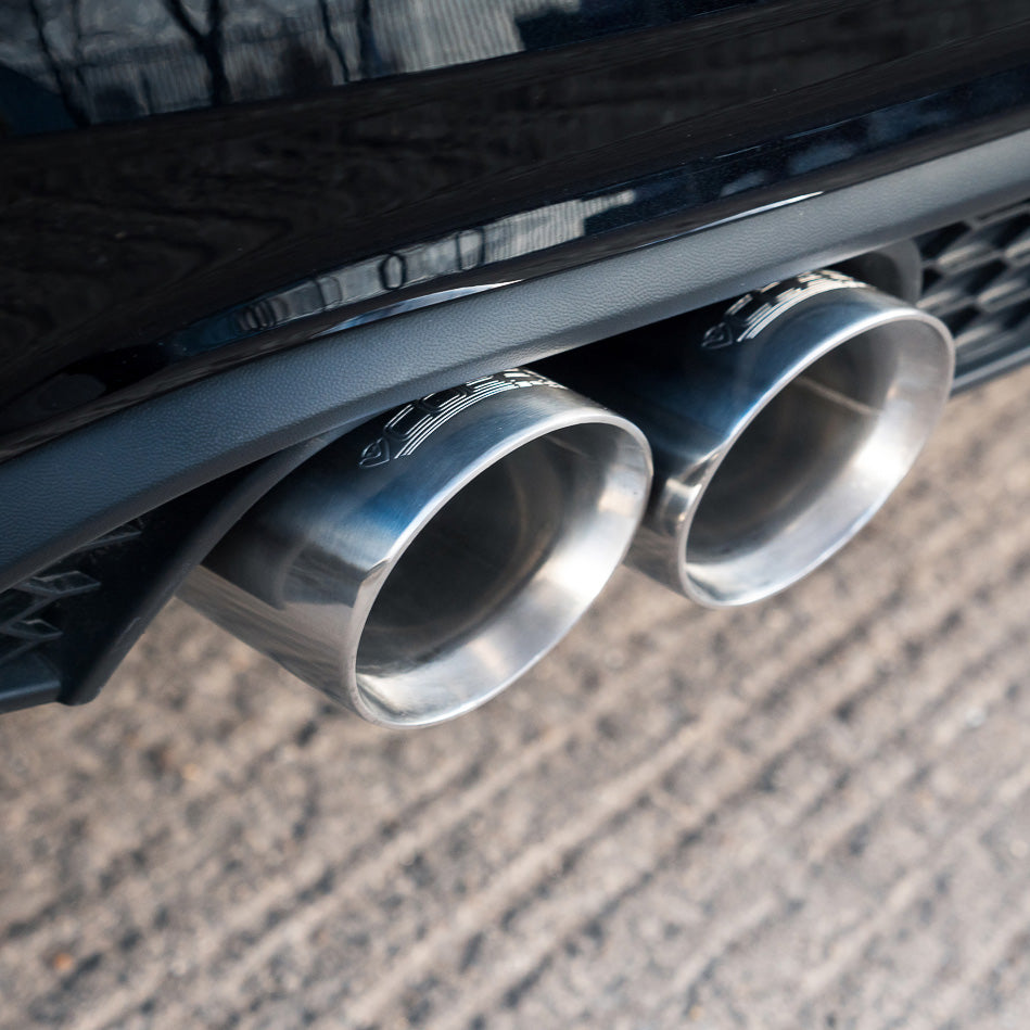VW Polo GTI (AW) Mk6 2.0 TSI (17>) Rear Box Delete Race GPF Back Performance Exhaust - Wayside Performance 
