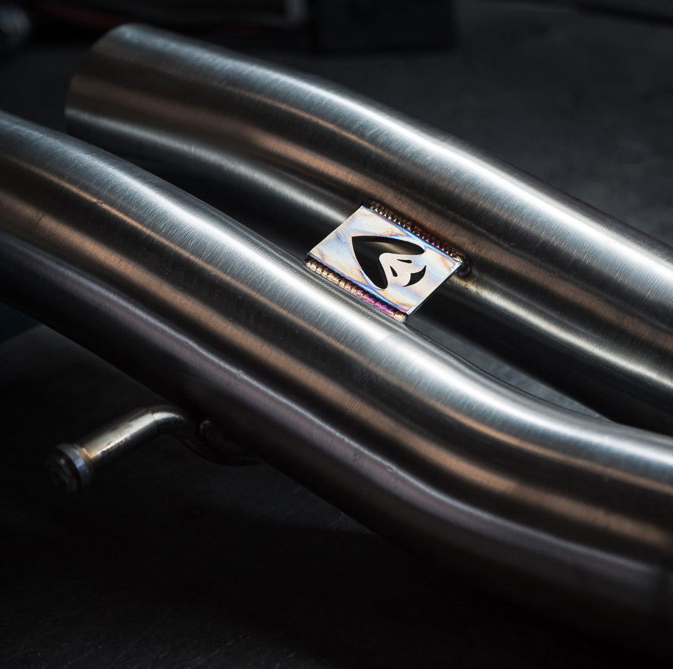 VW Polo GTI (AW) Mk6 2.0 TSI (17-18 Pre-GPF Models) Venom Rear Box Delete Race Cat Back Performance Exhaust - Wayside Performance 