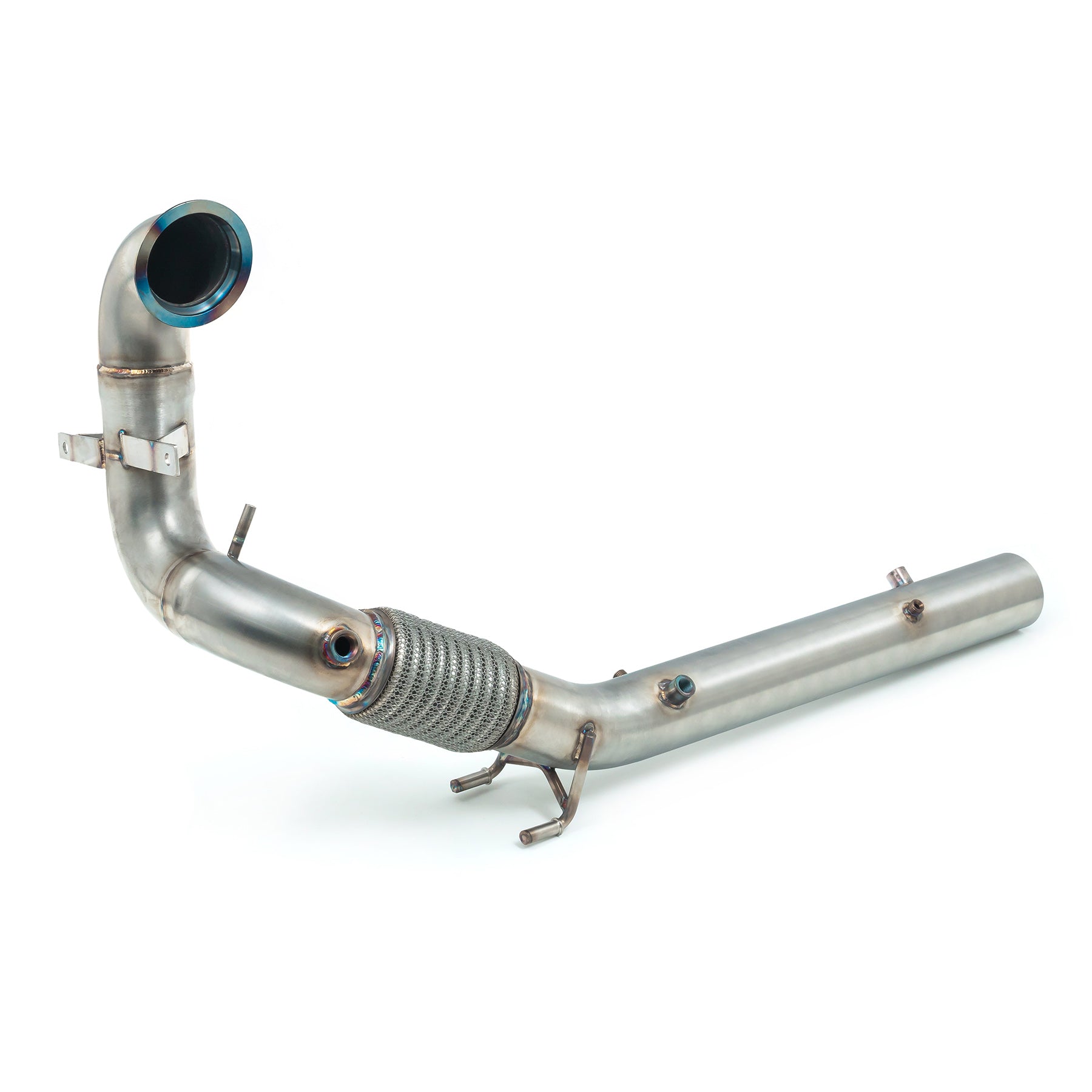 VW Polo GTI (AW) Mk6 2.0 TSI (19>) Sports Cat / De-Cat Front Downpipe (incl PPF delete) Performance Exhaust - Wayside Performance 