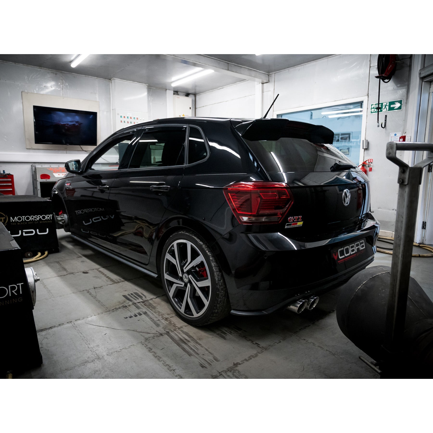 VW Polo GTI (AW) Mk6 2.0 TSI (19>) Sports Cat / De-Cat Front Downpipe (incl PPF delete) Performance Exhaust - Wayside Performance 