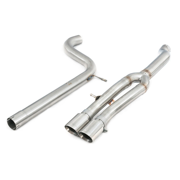 VW Polo GTI (AW) Mk6 2.0 TSI (17>) Rear Box Delete Race GPF Back Performance Exhaust - Wayside Performance 