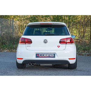 Cobra Sport VW Golf GT (MK6) 2.0 TDi 140PS (5K) (09-13) Cat Back Performance Exhaust - Wayside Performance 