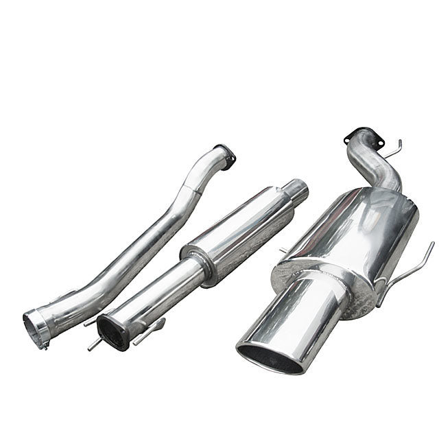 Vauxhall Astra G Turbo Coupe (98-04) (2.5" Bore) Cat Back Performance Exhaust - Wayside Performance 