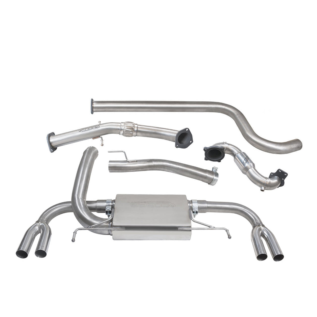 Vauxhall Astra J VXR (12-19) Turbo Back Performance Exhaust - Wayside Performance 