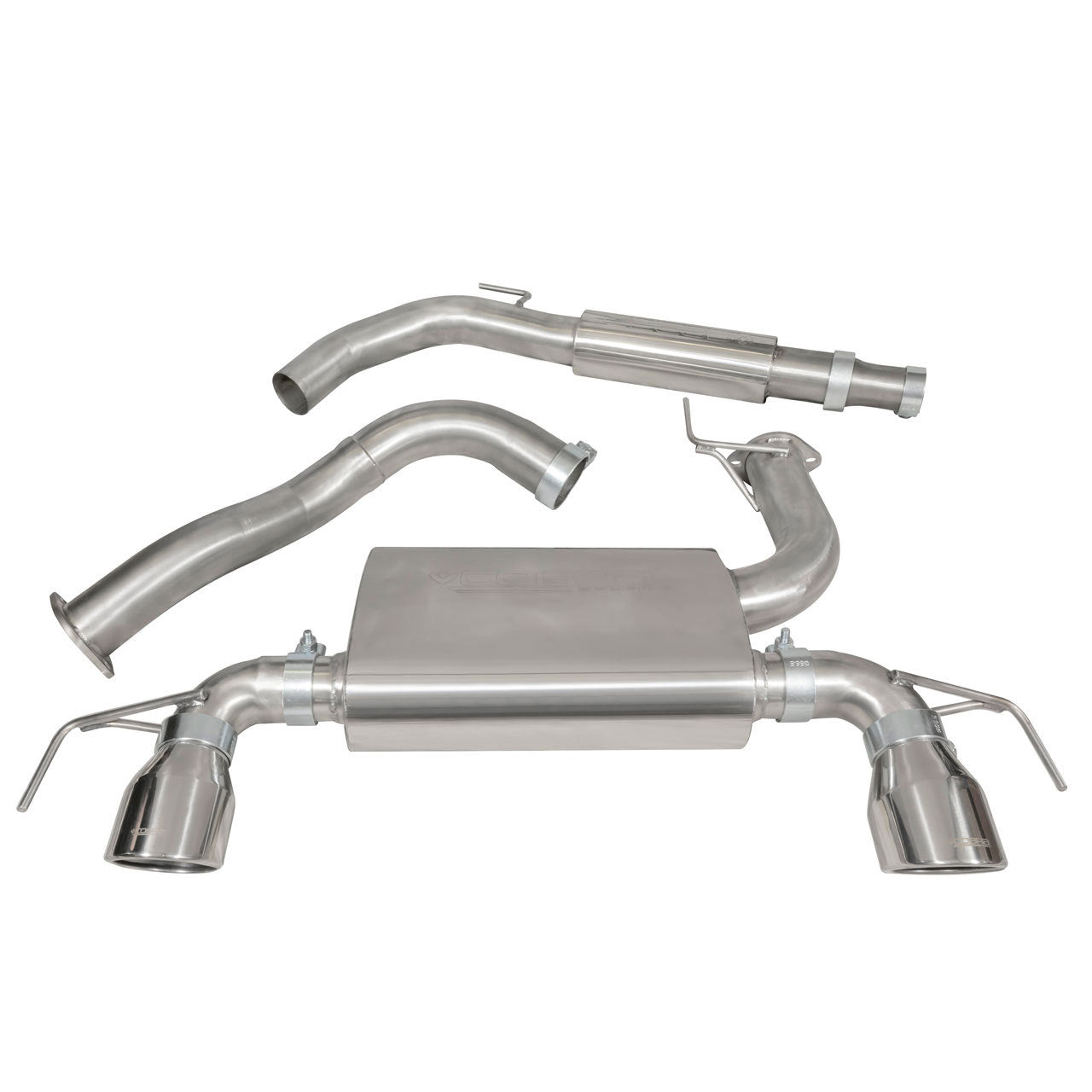 Vauxhall Corsa E VXR (15-18) Centre and Rear Performance Exhaust - Wayside Performance 