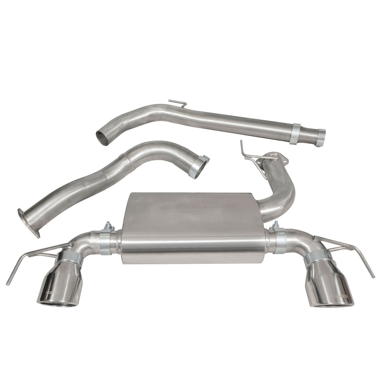 Vauxhall Corsa E VXR (15-18) Centre and Rear Performance Exhaust - Wayside Performance 