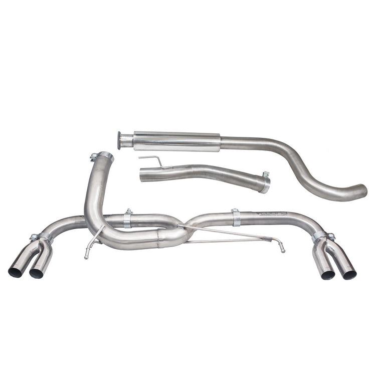 Vauxhall Astra J VXR (12-19) Venom Box Delete Cat Back Performance Exhaust - Wayside Performance 