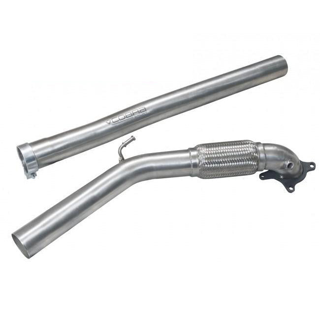 Cobra Sport Audi A3 (8P) 2.0 TFSI Quattro (3 Door) Front Pipe Sports Cat / De-Cat Performance Exhaust - Wayside Performance 
