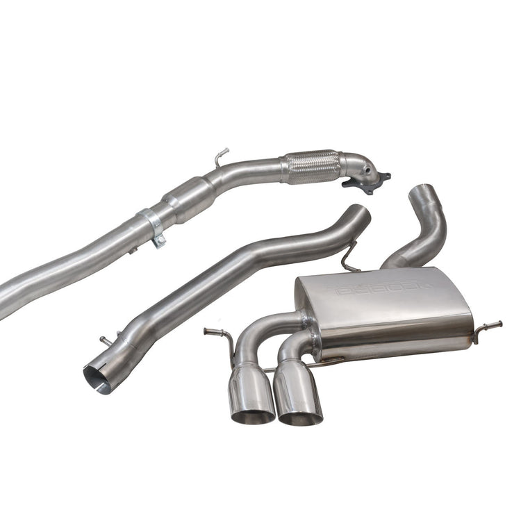 Cobra Sport Audi A3 (8P) 2.0 TFSI Quattro (3 Door) Turbo Back Performance Exhaust - Wayside Performance 
