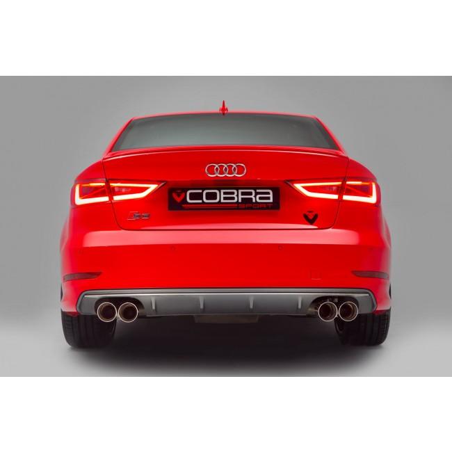 Cobra Sport Audi S3 (8V) Saloon (Non-Valved) (13-18) Turbo Back Performance Exhaust - Wayside Performance 