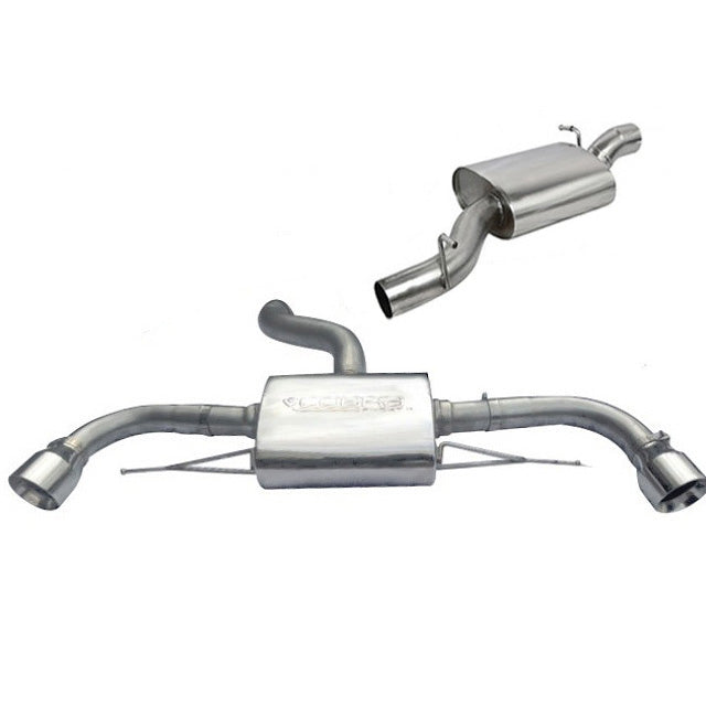 Cobra Sport Audi TT (Mk2) 3.2 V6 Coupe (2007-11) Cat Back Performance Exhaust - Wayside Performance 