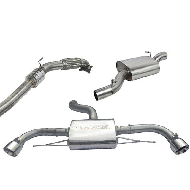 Cobra Sport Audi TT (Mk2) 2.0 TFSI (Quattro) 2012-14 Turbo-Back Performance Exhaust - Wayside Performance 