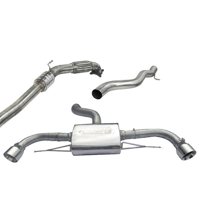 Cobra Sport Audi TT (Mk2) 2.0 TFSI (Quattro) 2012-14 Turbo-Back Performance Exhaust - Wayside Performance 