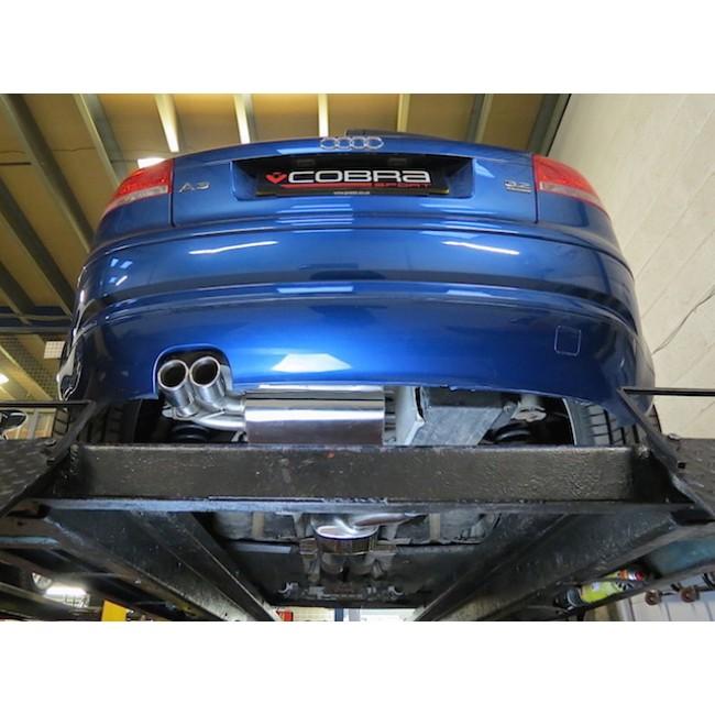 Cobra Sport Audi A3 (8P) 3.2 V6 Quattro Cat Back Performance Exhaust - Wayside Performance 