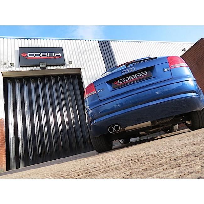 Cobra Sport Audi A3 (8P) 3.2 V6 Quattro Cat Back Performance Exhaust - Wayside Performance 