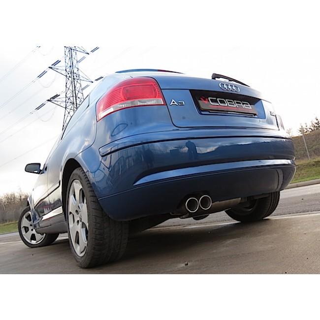 Cobra Sport Audi A3 (8P) 3.2 V6 Quattro Cat Back Performance Exhaust - Wayside Performance 