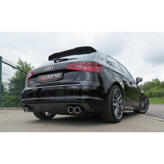 Cobra Sport Audi S3 (8V) 3 Door (Non-Valved) (13-18) Turbo Back Performance Exhaust - Wayside Performance 