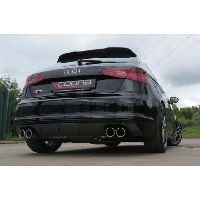 Cobra Sport Audi S3 (8V) 3 Door (Non-Valved) (13-18) Turbo Back Performance Exhaust - Wayside Performance 