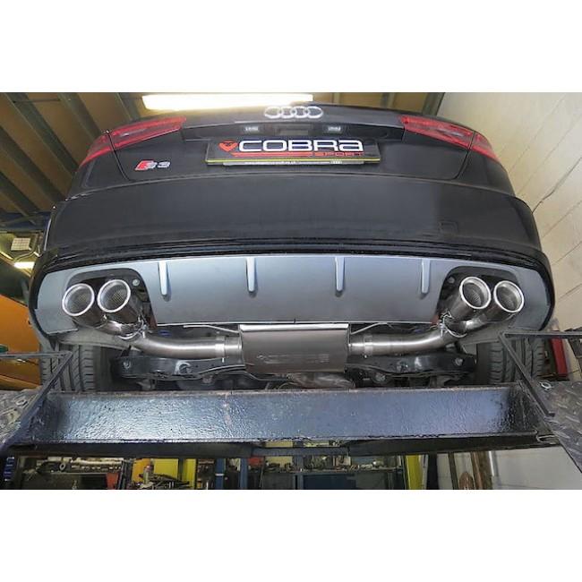 Cobra Sport Audi S3 (8V) 3 Door (Non-Valved) (13-18) Turbo Back Performance Exhaust - Wayside Performance 