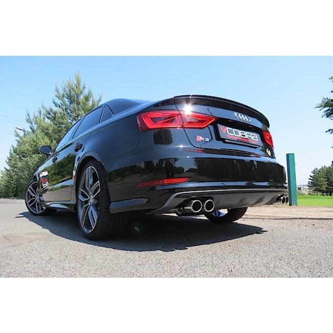 Cobra Sport Audi S3 (8V) Saloon (Non-Valved) (13-18) Turbo Back Performance Exhaust - Wayside Performance 