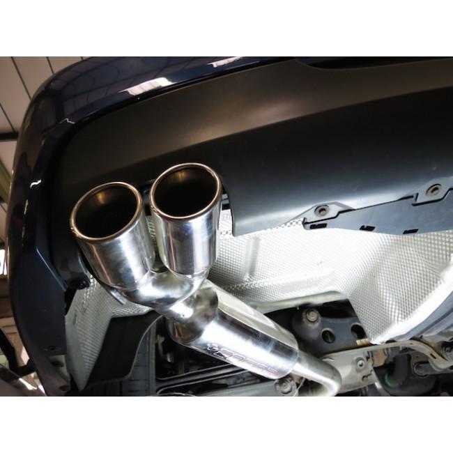 Cobra Sport BMW 318D/320D Diesel (E90/E91) Twin Tip Performance Exhaust Rear Box - Wayside Performance 