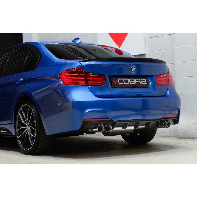 Cobra Sport BMW 320i (F30 LCI/F31 LCI) (2011-19) Quad Exit M3 Style Performance Exhaust Conversion - Wayside Performance 