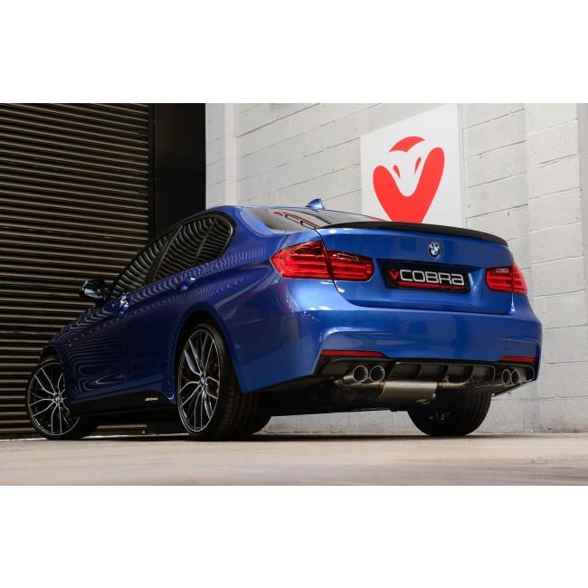 Cobra Sport BMW 320i (F30 LCI/F31 LCI) (2011-19) Quad Exit M3 Style Performance Exhaust Conversion - Wayside Performance 