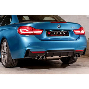 Cobra Sport BMW 420i (F32/F33/F36) (13-20) Quad Exit M4 Style Performance Exhaust Conversion - Wayside Performance 