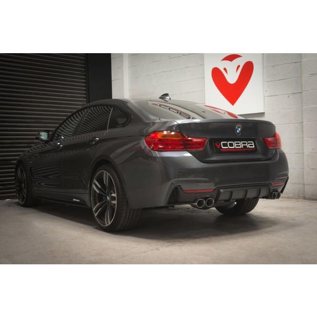 Cobra Sport BMW 430D (F32/F33/F36) (13-20) Quad Exit M4 Style Performance Exhaust - Wayside Performance 