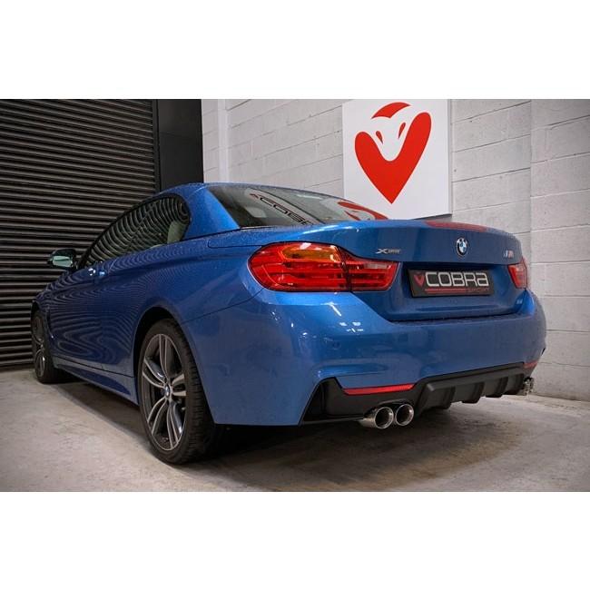 Cobra Sport BMW 430D (F32/F33/F36) (13-20) Quad Exit M4 Style Performance Exhaust - Wayside Performance 