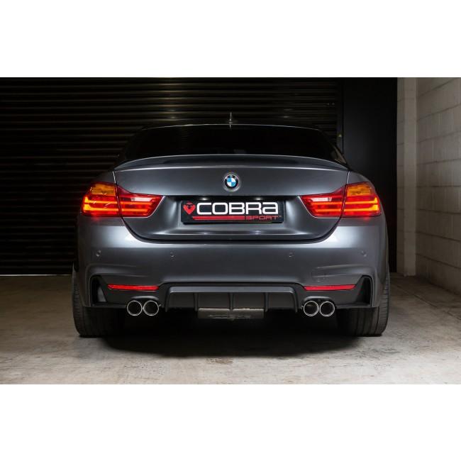 Cobra Sport BMW 430D (F32/F33/F36) (13-20) Quad Exit M4 Style Performance Exhaust - Wayside Performance 