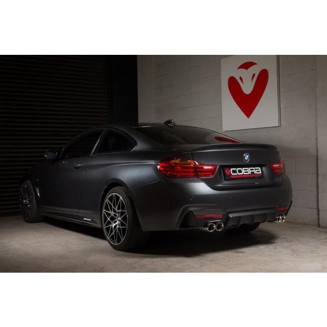 Cobra Sport BMW 430D (F32/F33/F36) (13-20) Quad Exit M4 Style Performance Exhaust - Wayside Performance 