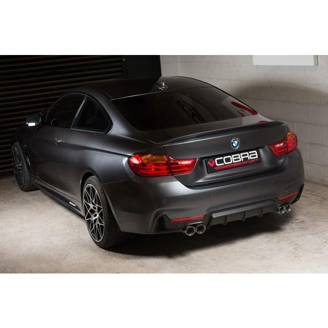 Cobra Sport BMW 435D (F32/F33/F36) Quad Exit M4 Style Performance Exhaust Conversion - Wayside Performance 