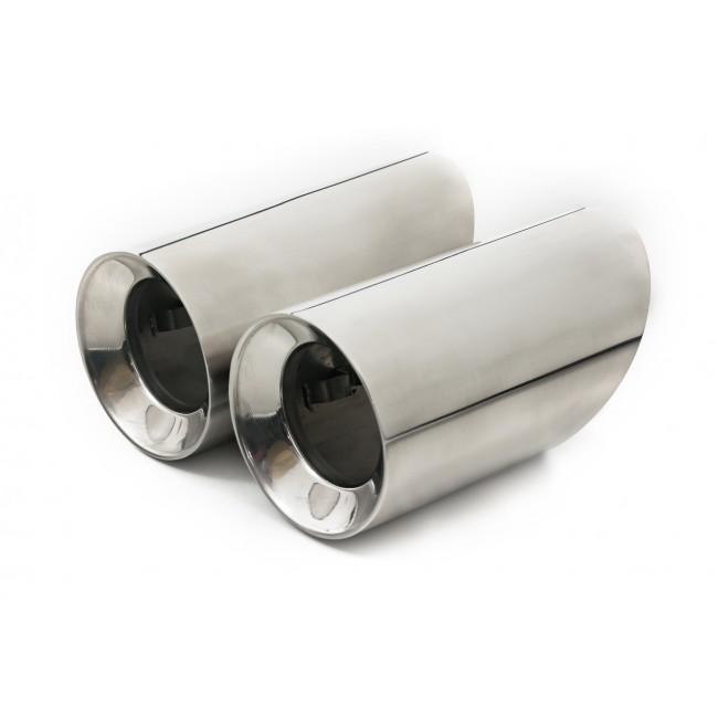 Cobra Sport BMW 340i Exhaust Tailpipes - Larger 3.5" M Performance Tips - Replacement Slip-on OE Style - Wayside Performance 