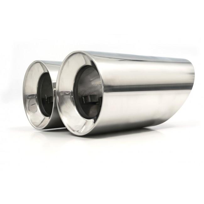 Cobra Sport BMW 335i Exhaust Tailpipes - Larger 3.5" M Performance Tips - Replacement Slip-on OE Style - Wayside Performance 