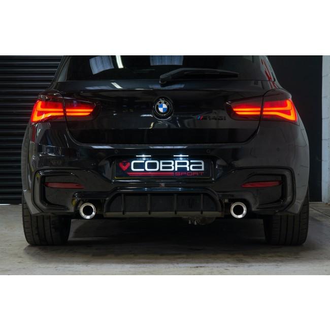 Cobra Sport BMW M140i Exhaust Tailpipes - Larger 3.5" M Performance Tips - Replacement Slip-on OE Style - Wayside Performance 